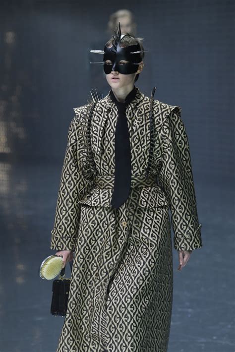 sfilate donna gucci 19-20|Milano Fashion Week: la sfilata di Gucci autunno inverno 2020 2021.